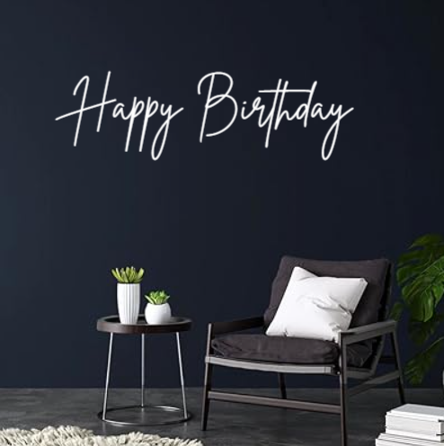 Happy Birthday LED Sign